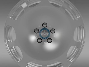 mercedes maybach rim Modèle 3D