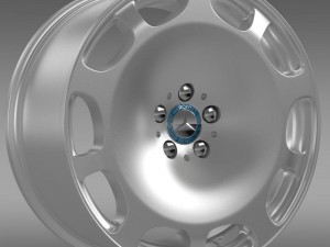 mercedes maybach rim Modèle 3D
