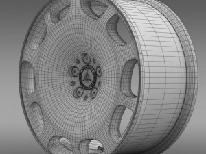 mercedes maybach rim Modèle 3D