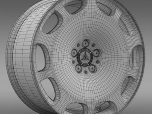 mercedes maybach rim Modèle 3D