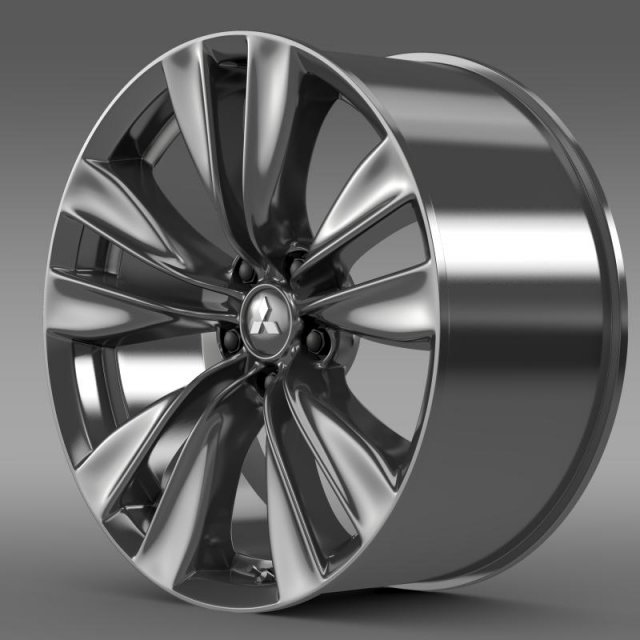 mitsubishi proudia rim 3D Model .c4d .max .obj .3ds .fbx .stl .blend