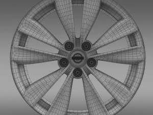 nissan fuga rim 3D Модель