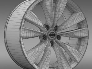 nissan fuga rim 3D Модель