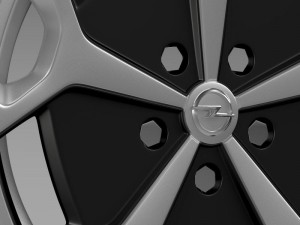 opel amperra rim 3D 模型
