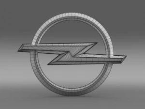 opel amperra rim 3D Model