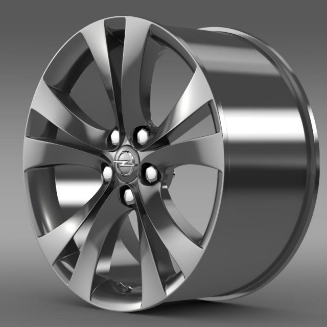 opel insignia rim 3D Modell .c4d .max .obj .3ds .fbx .stl .blend