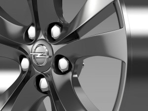 opel insignia rim 3D Modell
