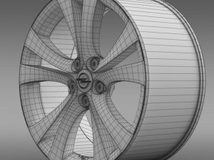 opel insignia rim 3D Modell