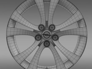 opel insignia rim 3D Modell