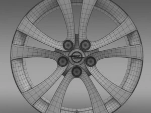opel insignia rim 3D Model