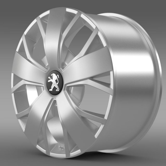 peugeot boxer rim 3D Модель .c4d .max .obj .3ds .fbx .stl .blend 