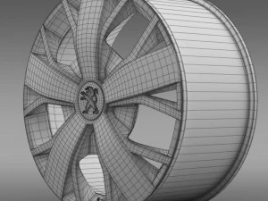 peugeot boxer rim 3D Model