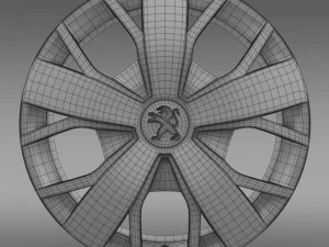 peugeot boxer rim 3D Model