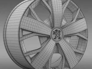 peugeot boxer rim 3D Model