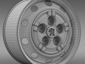 peugeot boxer van rim 3D मॉडल