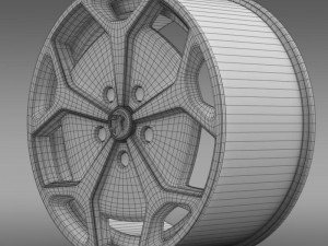 vauxhall ampera rim 3D-Modell