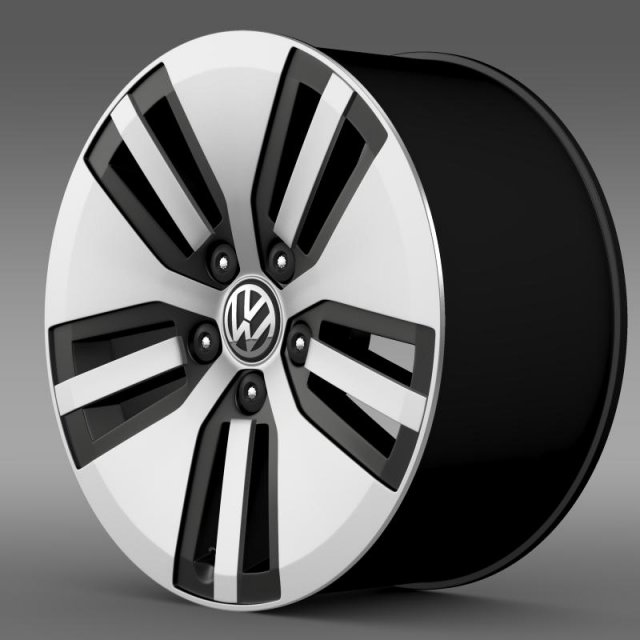 volkswagen e golf rim Model 3D .c4d .max .obj .3ds .fbx .stl .blend 