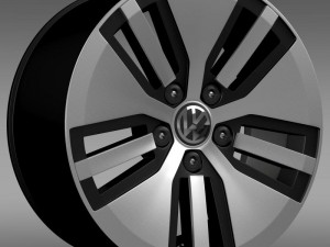 volkswagen e golf rim Model 3D