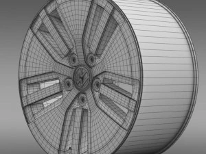 volkswagen e golf rim 3D Model