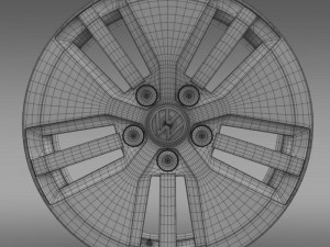 volkswagen e golf rim Model 3D