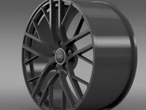 audi r8 lmx 2014 rim 3D Model