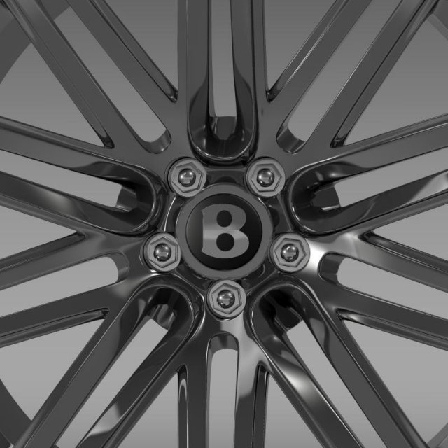 bentley continental gt speed rim 3D 모델 .c4d .max .obj .3ds .fbx .stl .blend 