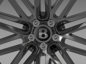 bentley continental gt speed rim Model 3D