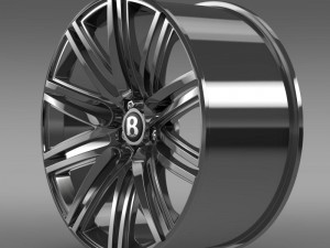 bentley continental gt speed rim 3D 모델