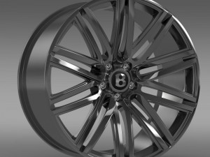 bentley continental gt speed rim 3D 모델