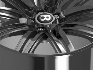 bentley continental gt speed rim 3D 모델