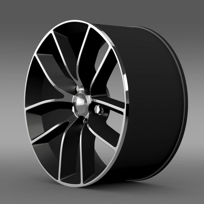 dodge challenger 392 rim 3D Model .c4d .max .obj .3ds .fbx .stl .blend