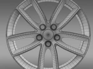 dodge challenger 392 rim 3D Model