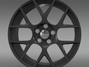 dodge challenger rt shaker rim 3Dモデル