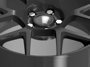 dodge challenger rt shaker rim 3D Model