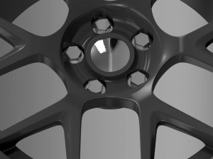 dodge challenger rt shaker rim 3Dモデル