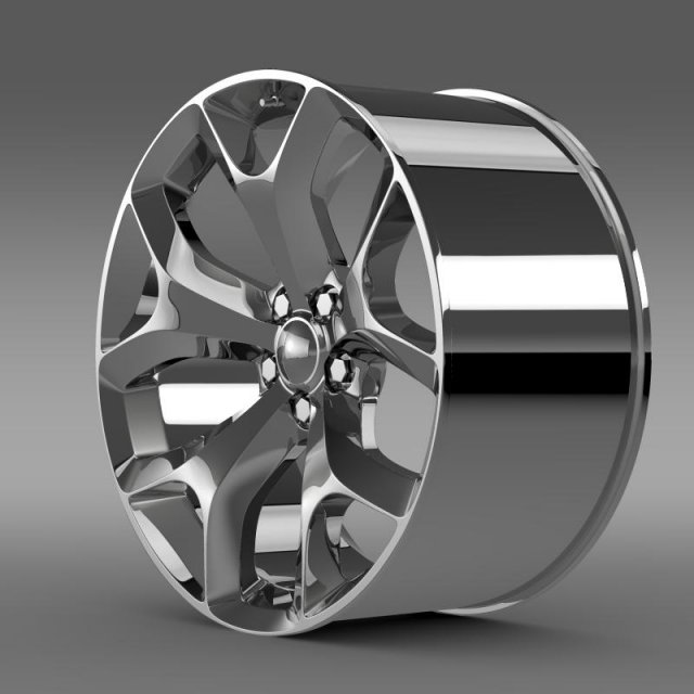 dodge challenger sxt rim 3D मॉडल .c4d .max .obj .3ds .fbx .stl .blend 