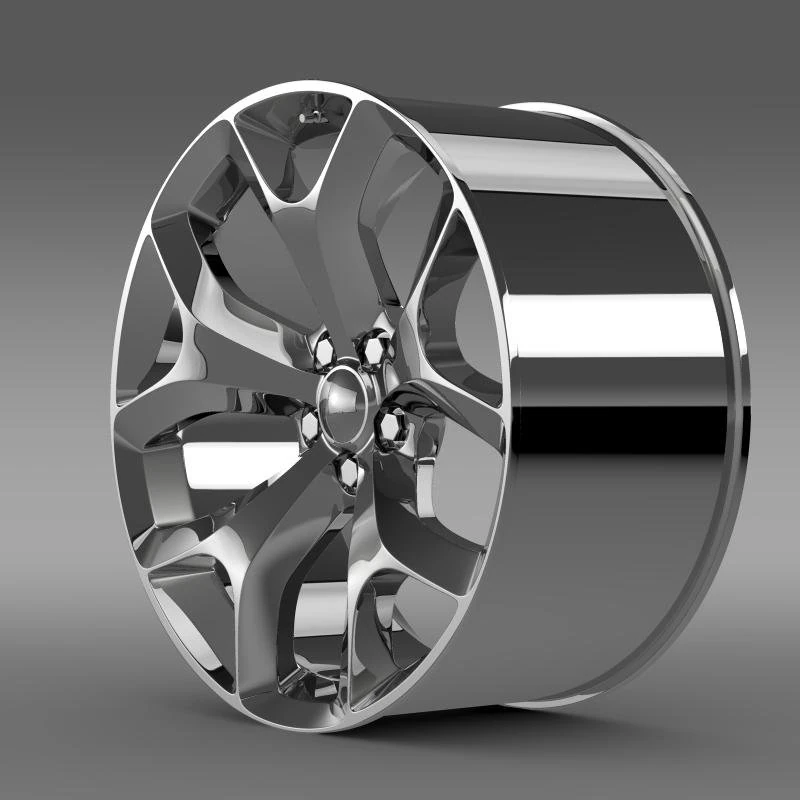 dodge challenger sxt rim 3D Model .c4d .max .obj .3ds .fbx .stl .blend 