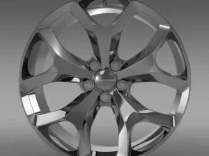 dodge challenger sxt rim 3D Model