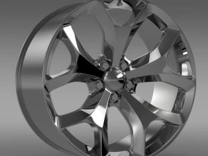 dodge challenger sxt rim 3D Model