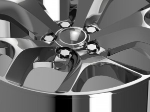 dodge challenger sxt rim 3D मॉडल
