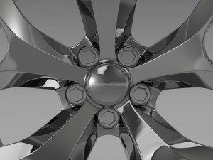 dodge challenger sxt rim 3D मॉडल
