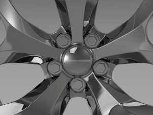 dodge challenger sxt rim 3D Model