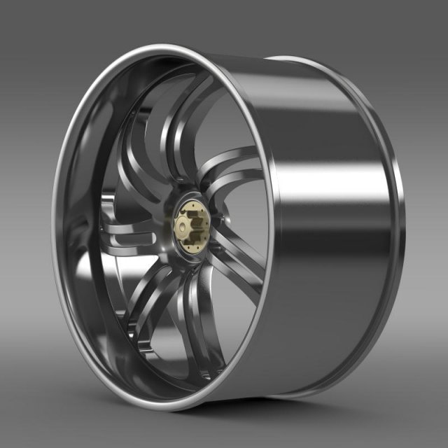 pagani huayra prototype rim 3D 模型 .c4d .max .obj .3ds .fbx .stl .blend 