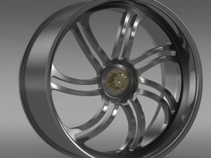 pagani huayra prototype rim 3D 模型