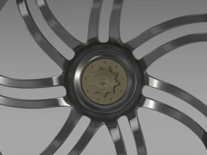 pagani huayra prototype rim 3D Model
