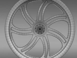 pagani huayra prototype rim 3D 模型