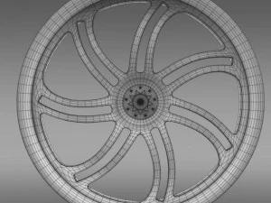 pagani huayra prototype rim 3D Model