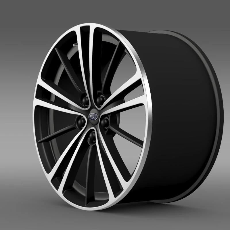 subaru brz rim 3D Model .c4d .max .obj .3ds .fbx .stl .blend