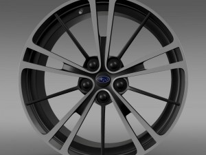 subaru brz rim 3D 模型