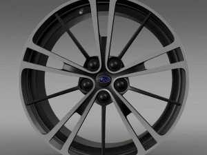 subaru brz rim 3D Model